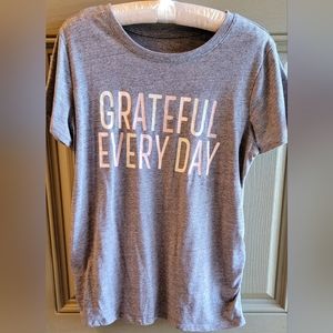 "Grateful Every Day" Maternity Tee